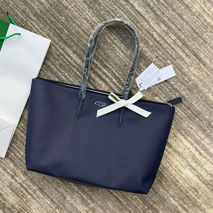 [High Version] French New Crocodile Women's Bag Shopping Bag Large Capacity Shoulder Bag Portable Dumpling Bag Tote Bag