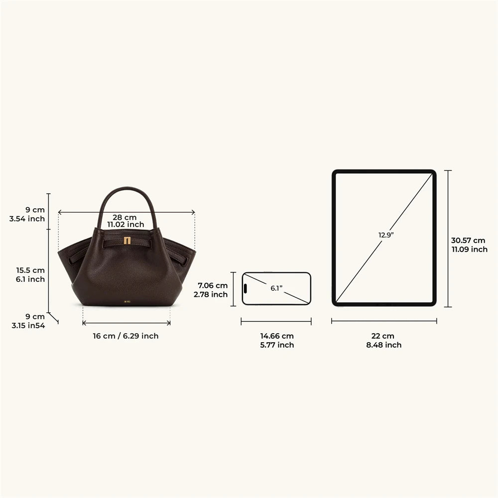 JW PEI 2025New Women's Canvas Brown Crossbody Shoulder Bag Mini Vegan Leather Tote Bag Handbag Dumpling Bag High Quality Leather