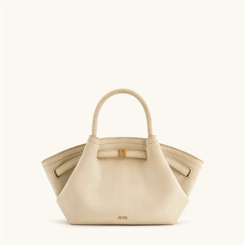 JW PEI 2025New Women's Canvas Brown Crossbody Shoulder Bag Mini Vegan Leather Tote Bag Handbag Dumpling Bag High Quality Leather