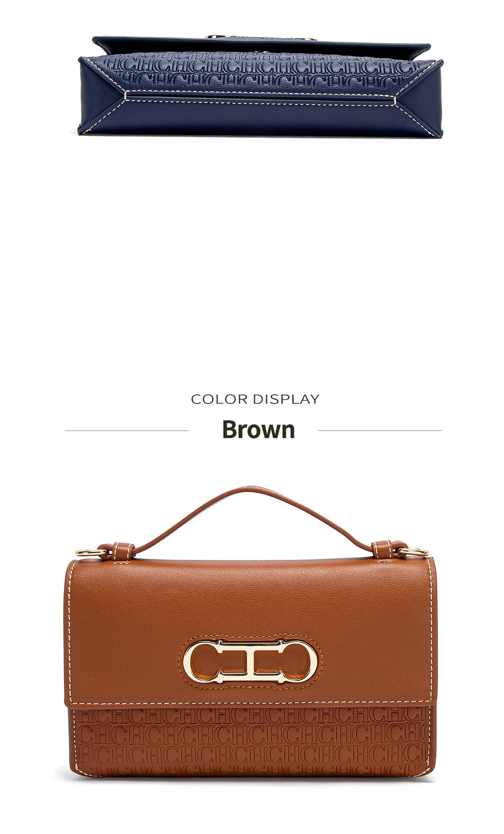 CH Crossbody Bag Brand Women's Bag Letter Print Leather Compact Elegant Handbag Tote Bag Exquisite Fashion Women's Bag