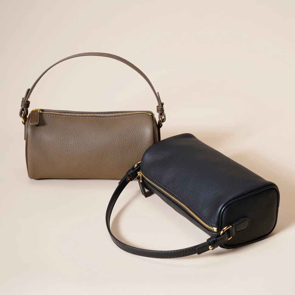 genuine leather women's handbag simple and elegant crossbody bag first layer cowhide trendy versatile underarm bag for women