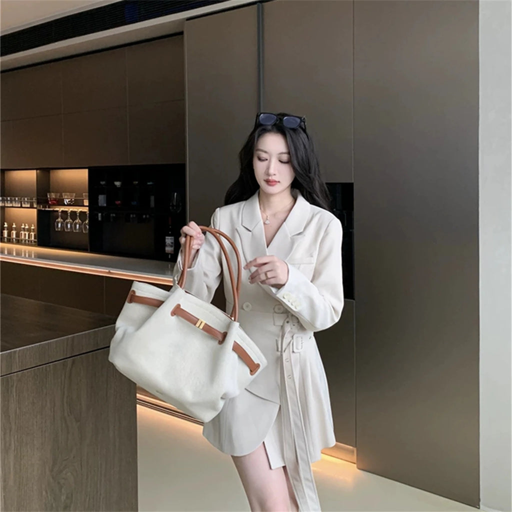 JW PEI 2025New Women's Canvas Brown Crossbody Shoulder Bag Mini Vegan Leather Tote Bag Handbag Dumpling Bag High Quality Leather